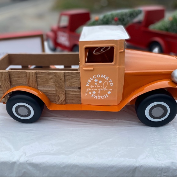New red vintage trucks, add last name or business name,truck$30 personalized $50 - Picture 9 of 9